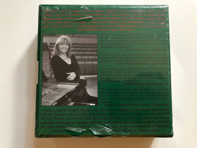 Idil Biret - Franz Liszt - 200th Anniversary Edition / 2 Piano Concertos; Totentanz; Piano Sonata; Etude in 12 Exercises; 12 Grand Etudes; 6 Paganini Etudes; 5 Concert Etudes / IBA 9x Audio CD + DVD CD 2011 / 8.509004
