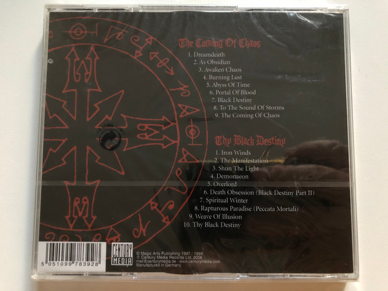Sacramentum – Abyss Of Time / Awarded to the owner of this CD. For excellent musical taste and humble dedication to the ancient death metal cult. / Limited Edition with black discs / Century Media 2x Audio CD 2008 / 9978392