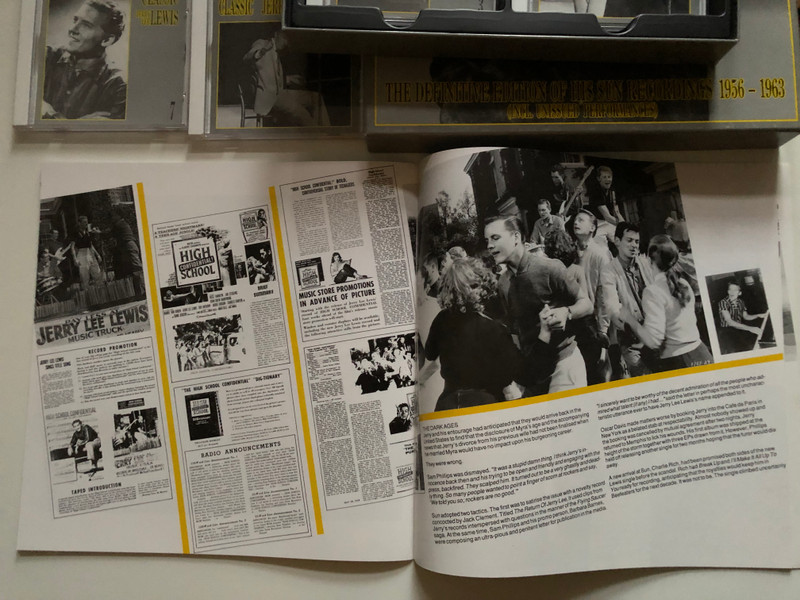 Classic Jerry Lee Lewis - The Definitive Edition Of His Sun Recordings 1956-1963 (Incl. Unissued Performances) / Bear Family Records 8x Audio CD, Box Set 1989 / BCD 15420 HH