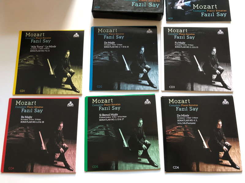 Mozart: Complete Piano Sonatas - Fazıl Say / Ada Müzik 6x Audio CD, Box Set / 8692646504282