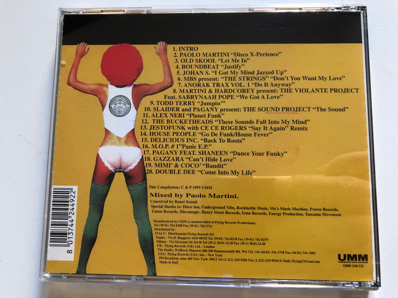 The Bomb Collection - The Bucketheads, Old Skool, Todd Terry, Jestofunk, Paolo Martini, Johan S, House People, Panic Disco EP, Gazzarra, Mimi & Coco, Boundbeat, MBS, Violante Project, Delicious Inc. / UMM Audio CD / UMM 249 CD
