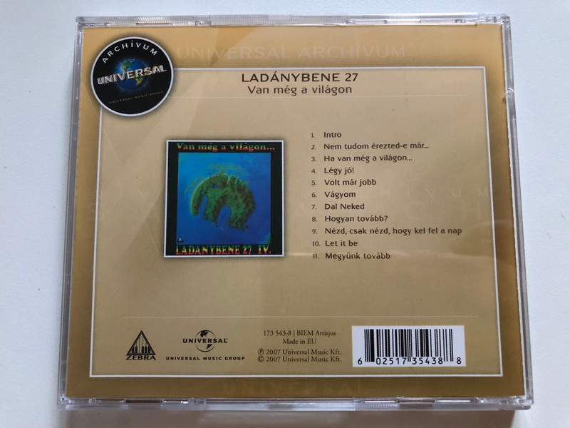 Ladánybene 27 – Van Még A Világon... / Universal Archívum / Universal Music Group Audio CD 2007 / 173 543-8 