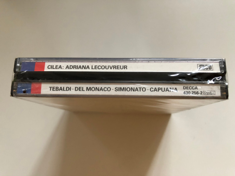 Cilea - Adriana Lecouvreur - Tebaldi; Del Monaco; Simionato; Fioravanti / Orchestra e coro dell'Accademia di Santa Cecilia, Roma, Franco Capuana / Grand Opera / Decca 2x Audio CD 1991, Box Set / 430 256-2