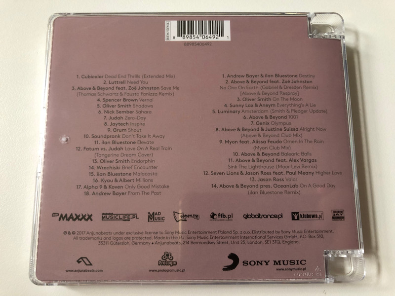 Above & Beyond – Anjunabeats Volume 13 / Anjunabeats 2x Audio CD 2017 / 88985406492