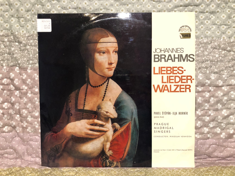 Johannes Brahms: Liebeslieder-Walzer - Pavel Štěpán, Ilja Hurník (piano duo), Prague Madrigal Singers, Conductor: Miroslav Venhoda / Supraphon LP 1966 / SUA ST 50758