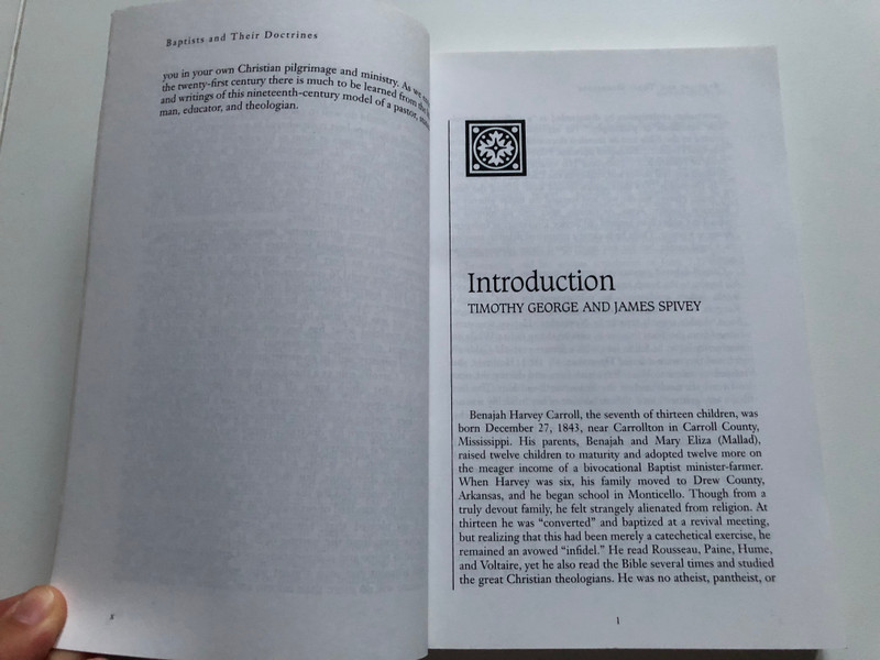 Baptists and Their Doctrines / Paperback / Author: B. H. Carroll (9780805420593)