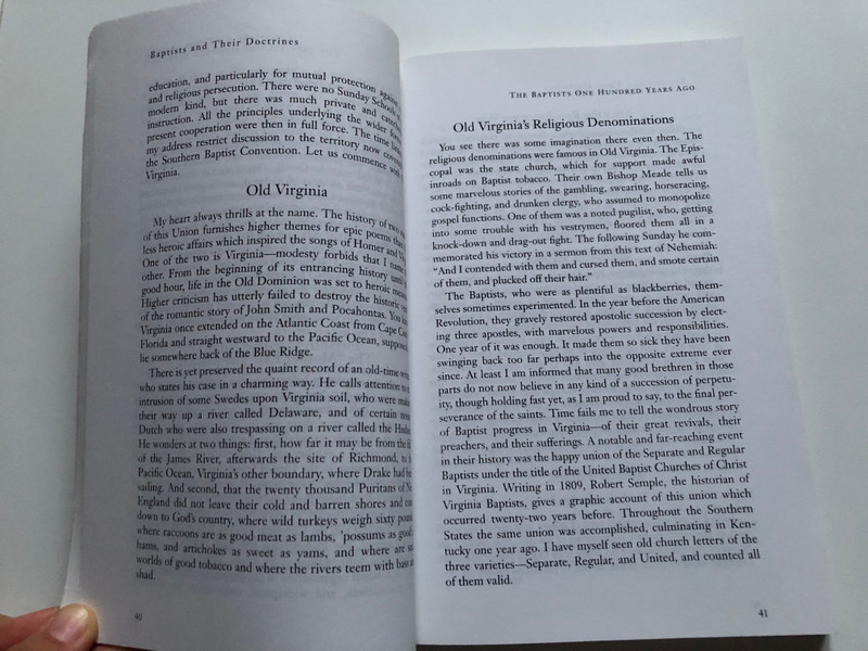 Baptists and Their Doctrines / Paperback / Author: B. H. Carroll (9780805420593)