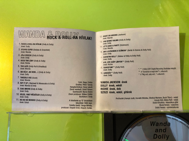 Wanda & Dolly – Rock & Roll-ra Hívlak! / Wanda Jackson és a Dolly Roll / Python Audio CD 1991 / PSCD 001 (PSCD 001)
