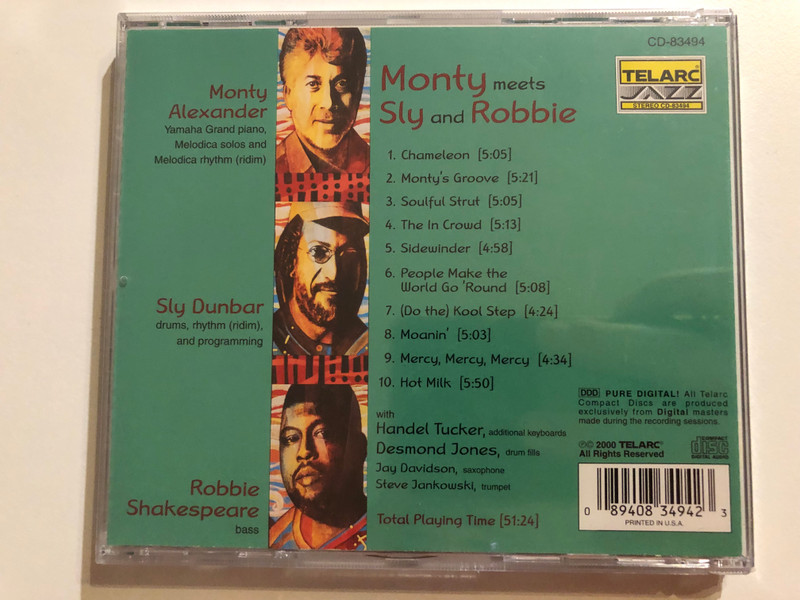Monty Meets Sly And Robbie / Telarc Audio CD 2000 / CD-83494