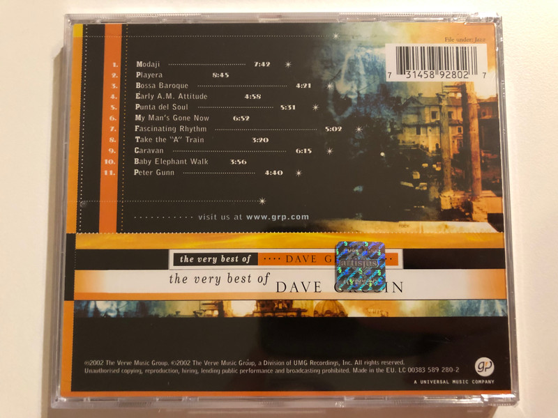 The Very Best Of Dave Grusin / GRP Audio CD 2002 / 589 280-2