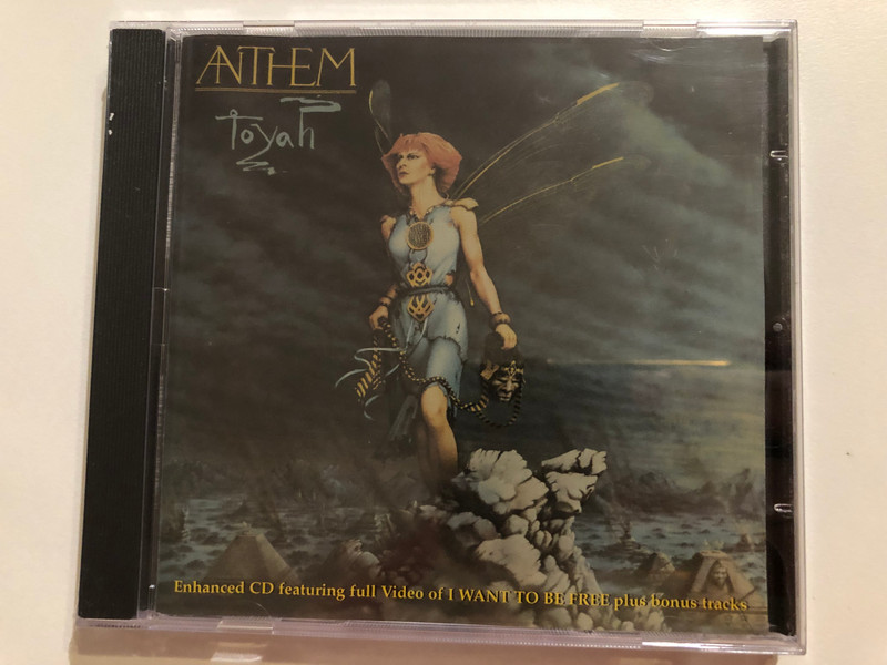 Anthem - Toyah / Enhanced CD featuring full Video of 'I Want To Be Free' plus bonus tracks / Connoisseur Collection Audio CD 1999 / EVSOP CD 263