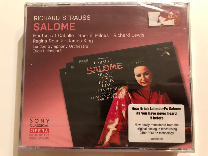 Richard Strauss: Salome - Montserrat Caballé, Sherrill Milnes, Richard Lewis, Regina Resnik, James King, London Symphony Orchestra, Erich Leinsdorf / Sony Classical 2x Audio CD 2014 / 88843058482