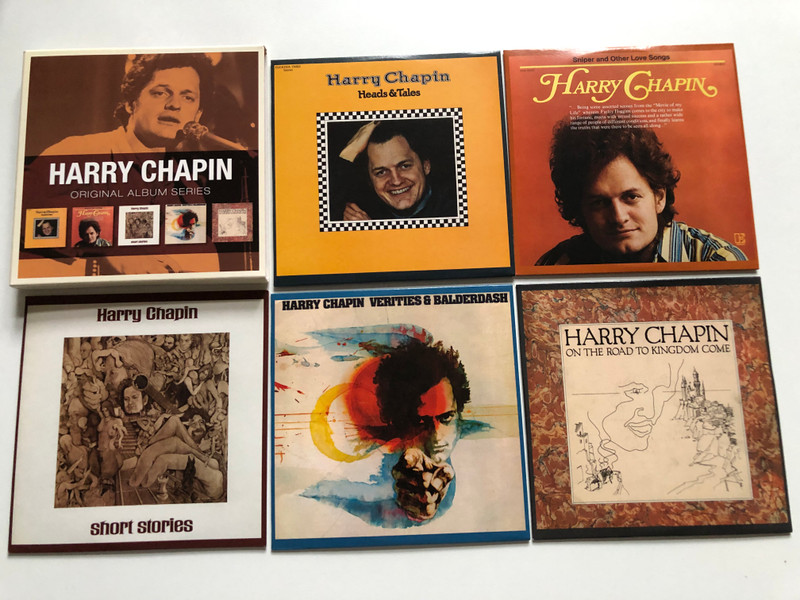 Harry Chapin – Original Album Series / Rhino Records 5x Audio CD, Box Set 2009 / 8122 79836 3