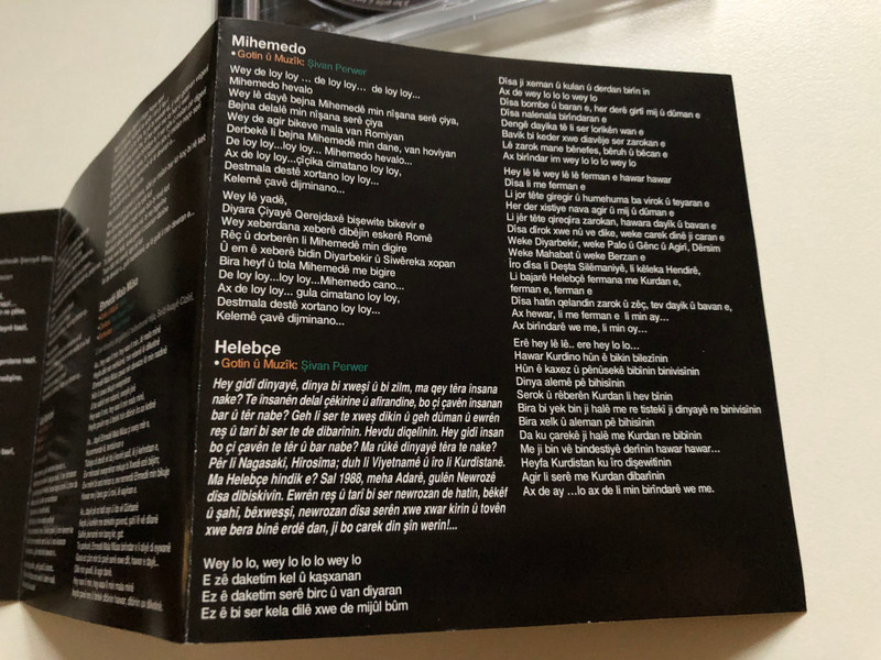Sivan Perwer - Diwana / Ses Plak Yapim Audio CD 2005 / 156