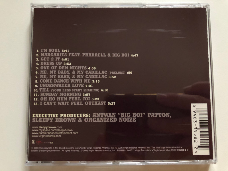 Sleepy Brown – Mr. Brown / EMI Audio CD 2006 / 0946 3 35582 2 9 