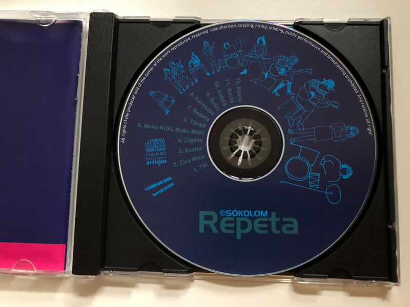 Csókolom – Repeta / Audio CD 2006 / CSKLM 003