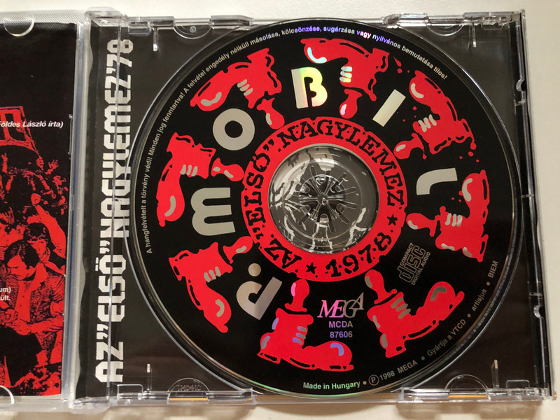 P. Mobil – Az "Első" Nagylemez '78 / Mega Audio CD 1998 / MCDA 87606 (5998318760622) 