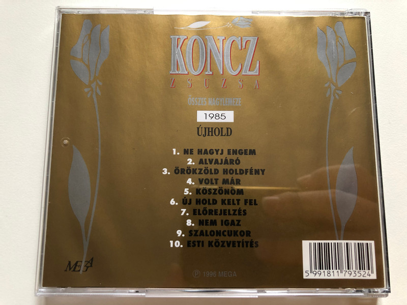 Koncz Zsuzsa – Újhold / Mega Audio CD 1996 / HCD 17935 (5991811793524)
