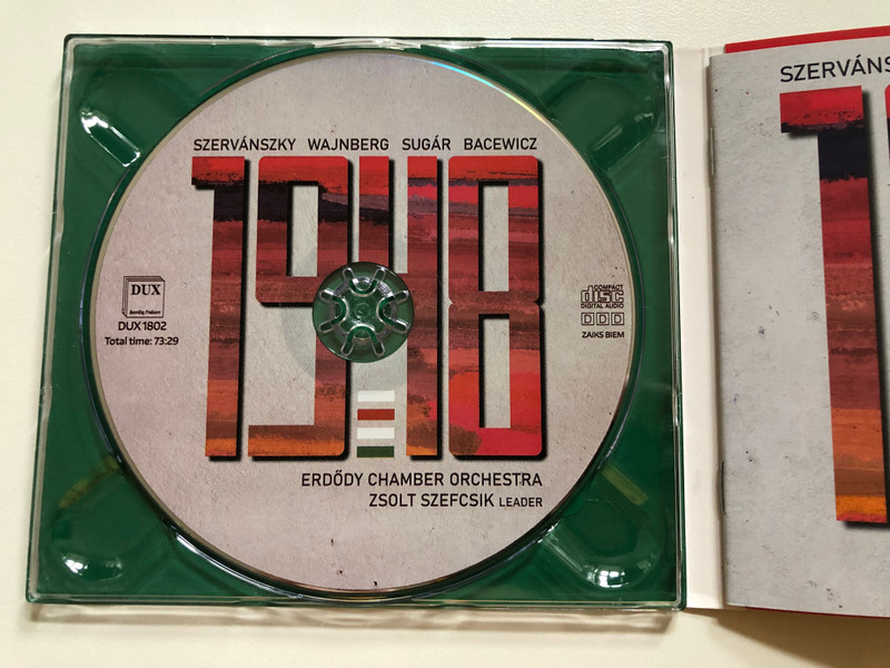 Szervansky, Wajnberg, Sugar, Bacewicz - 1948 - Erdody Chamber Orchestra, Zsolt Szefcsik (leader) / DUX Recording Audio CD 2021 / DUX 1802