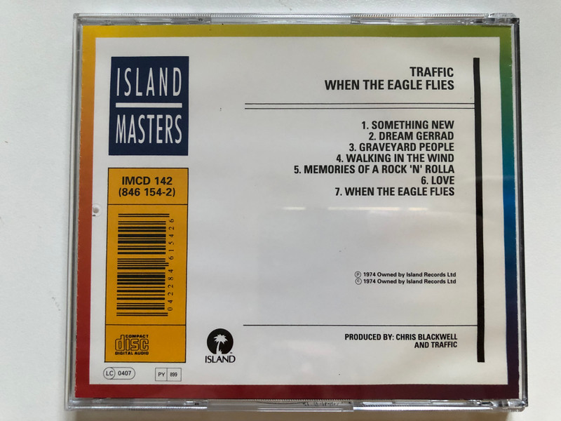 Traffic – When The Eagle Flies / Island Records Audio CD / 846 154-2 