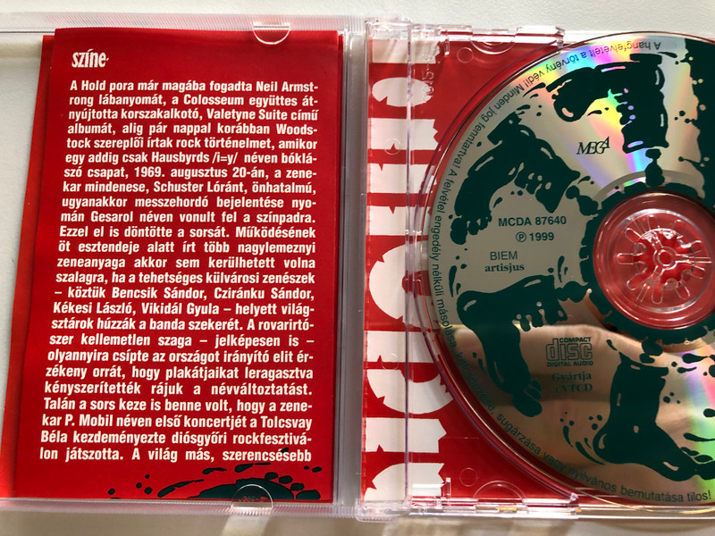 P. Mobil – Színe-Java / Mega Audio CD 1999 / MCDA 87640