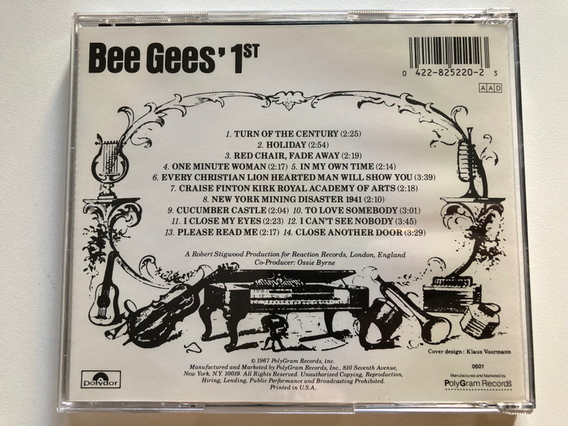 Bee Gees' 1st / Polydor Audio CD / 825 220-2