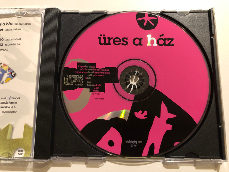 Török Ádám & RABB – Üres A Ház Nélküled Baby / Török Ádám & RABB Audio CD / TA 002