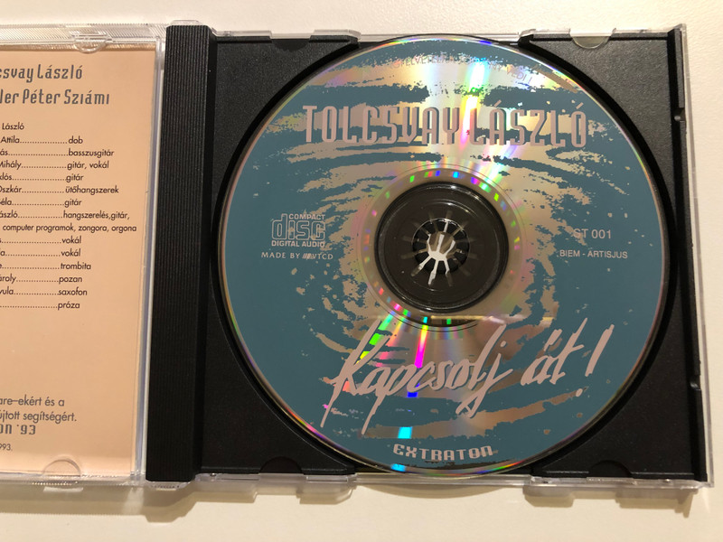 Tolcsvay László – Kapcsolj Át! / Schenk és Tsa. Kft. Audio CD 1993 / ST 001
