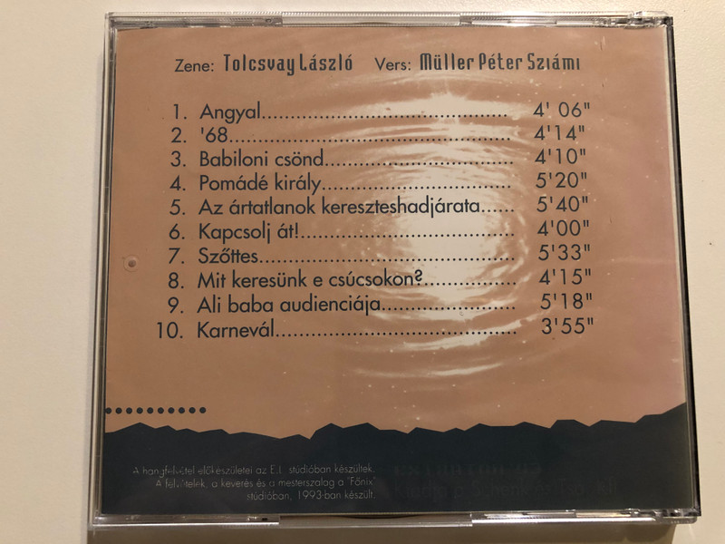 Tolcsvay László – Kapcsolj Át! / Schenk és Tsa. Kft. Audio CD 1993 / ST 001 