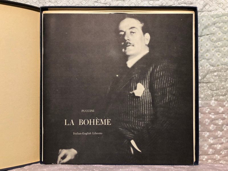 Puccini – La Bohème / Victoria De Los Angeles, Jussi Bjoerling, Robert Merrill, Lucine Amara, Giorgio Tozzi, Sir Thomas Beecham, Bart. / RCA Victor Red Seal 2x LP, Box Set / LM-6042