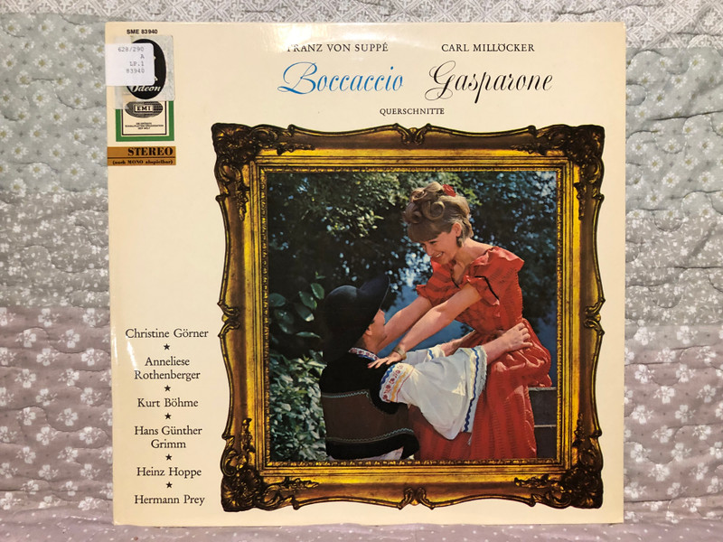 Franz Von Suppé: Boccaccio; Carl Millöcker: Gasparone - Querschnitte / Christine Görner; Anneliese Rothenberger; Kurt Böhme; Hans Günther Grimm; Heinz Hoppe; Hermann Prey / Electrola LP Stereo / SME 83 940