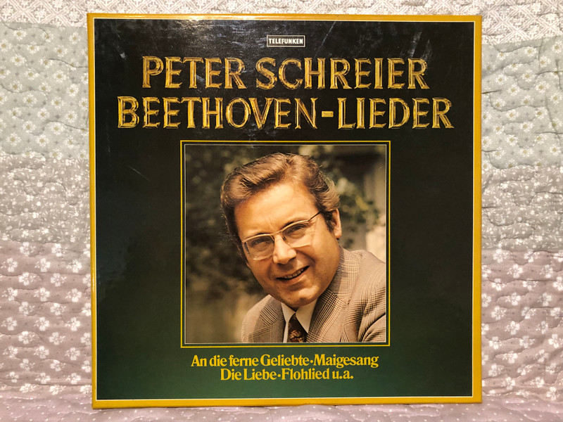 Peter Schreier: Beethoven-Lieder - An Die Ferne Geliebte; Maigesang; Die Liebe; Flohlied; u. a. / Telefunken 2x LP, Stereo, Box Set 1976 / 6.35575