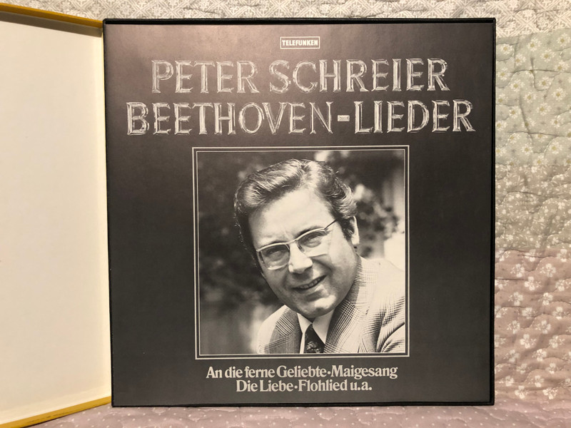 Peter Schreier: Beethoven-Lieder - An Die Ferne Geliebte; Maigesang; Die Liebe; Flohlied; u. a. / Telefunken 2x LP, Stereo, Box Set 1976 / 6.35575