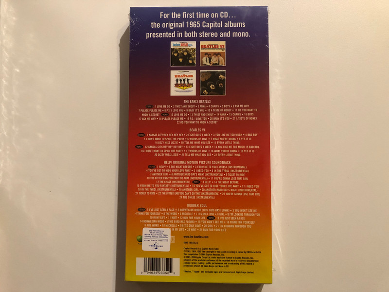 The Beatles – The Capitol Albums Vol.2 / New... Volume 2 / First Time Ever On CD...The Early Beatles, Beatles VI, Help! Motion Picture Soundtrack & the American version of Rubbers Soul / Apple Records 4x Audio CD 2006, Box Set / 094636033525
