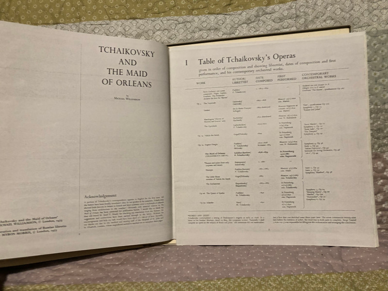 P. Tchaikovsky – The Maid of Orleans, opera = Орлеанская дева, опера / Мелодия 4x LP, Box Set / 33СМ 02477-84(a)