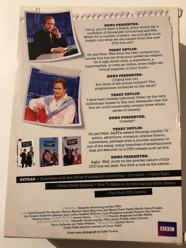 The Armstrong & Miller Show - Complete Series 1-3 / 3-DVD Box Set (5051561032677)