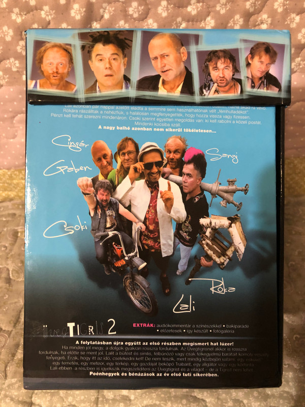 Üvegtigris 1-2. díszdoboz DVD Gift Box - Ajandekdobz - T-Shirt, Sapka, Karkoto, Telefontarto / Csuja Imre, Gáspár Sándor, Reviczky Gábor, Rudolf Péter (5999544259263)