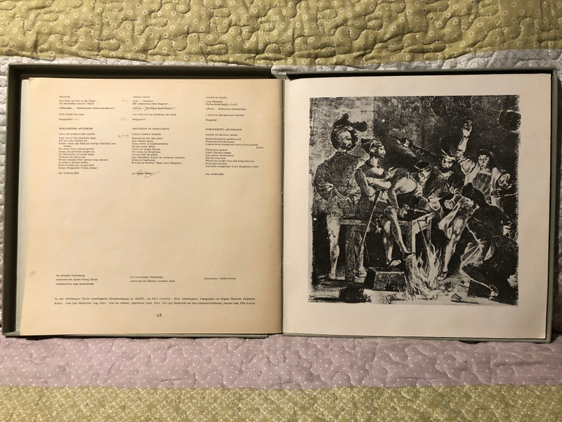 Hector Berlioz - La Damnation De Faust (Fausts Verdammnis) - Igor Markevitch / Deutsche Grammophon 2x LP, Box Set / 18 599/600LPM