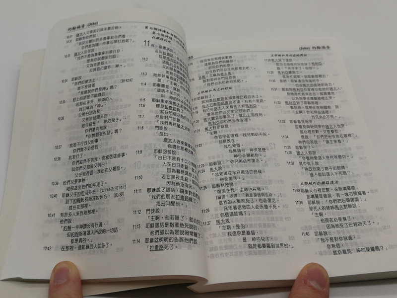 Chinese Analytical Layout Bible: New Testament with Psalms and Proverbs / 聖經分析排版本（新約全書•附詩箴）/ Bible Exposition Society Ltd. 2004 / Papercover, Mid Size / CALNTPP06