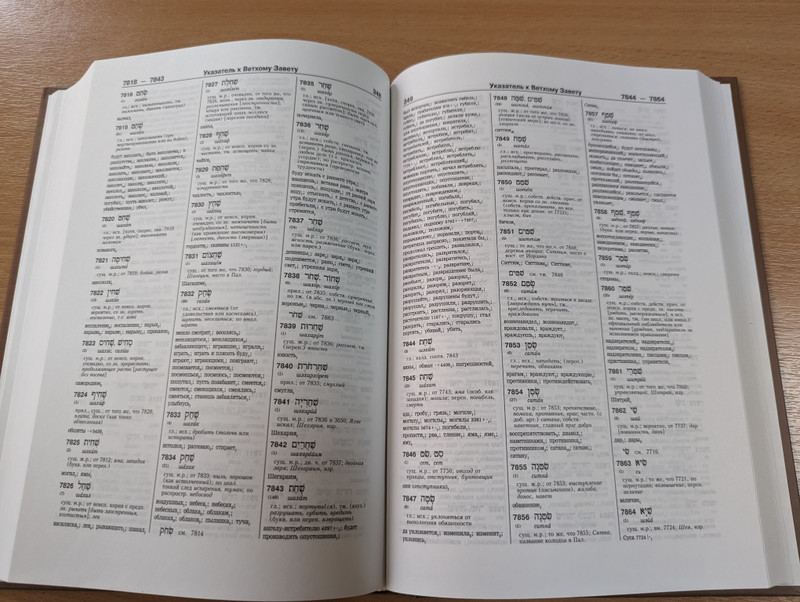 Dictionary-index to the canonical books of the Holy Scriptures - Jewish-Russian and Greek-Russian  еврейско-русский и греческо-русский Словарь-указатель на канонические книги Священного Писания  Библия для всех 2005 (5745409339)