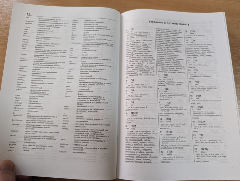 Dictionary-index to the canonical books of the Holy Scriptures - Jewish-Russian and Greek-Russian  еврейско-русский и греческо-русский Словарь-указатель на канонические книги Священного Писания  Библия для всех 2005 (5745409339)