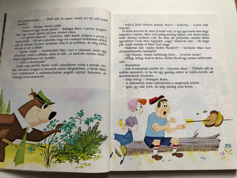 Maci, Cindy és Bubu by Hanna-Barbera / Hungarian edition of Hey there It's Yogi Bear / Móra könyvkiadó 1986 / Translated by Pintér Erzsébet / Ages 6 and up / Hat éven felüliaknek (9631145085)