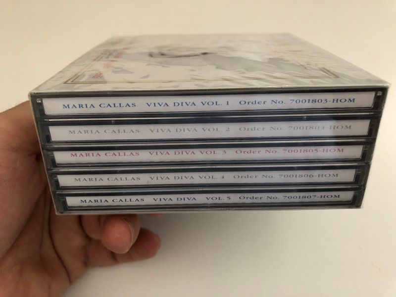 Maria Callas: Viva Diva - Ponchielli, Bellini, Puccini, Wagner, Verdi / Digitally Remastered / Hommage 5x Audio CD, Box Set / 7001802-HOM