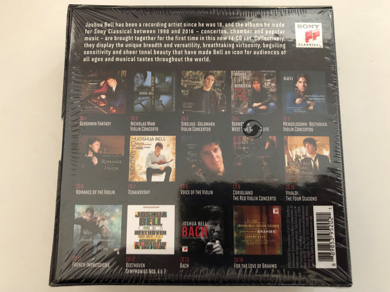 Joshua Bell – The Classical Collection / Sony Classical 14x Audio CD, Box Set 2017 / 88985395202