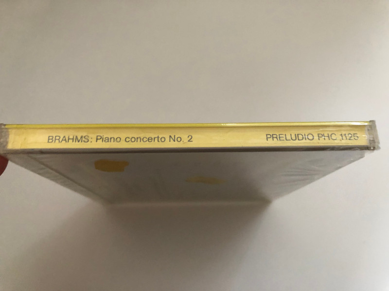 Brahms: Piano concerto No. 2 in B flat major op. 83 - Nikita Magaloff, The Hague Philharmonic Orchestra, Willem Van Otterloo / Preludio Audio CD 1987 / PHC 1125