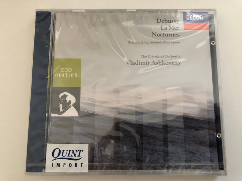 Debussy - La Mer; Nocturnes; Prélude À L'Après-Midi D'Un Faune - The Cleveland Orchestra, Vladimir Ashkenazy / Ovation / Decca Audio CD 1991 / 430 732-2