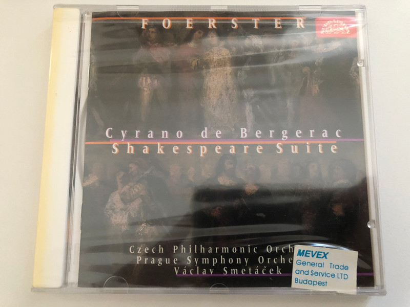 Foerster - Cyrano De Bergerac; Shakespeare Suite - Czech Philharmonic Orchestra, Prague Symphony Orchestra, Václav Smetáček / Supraphon Audio CD / SU 3041-2 011