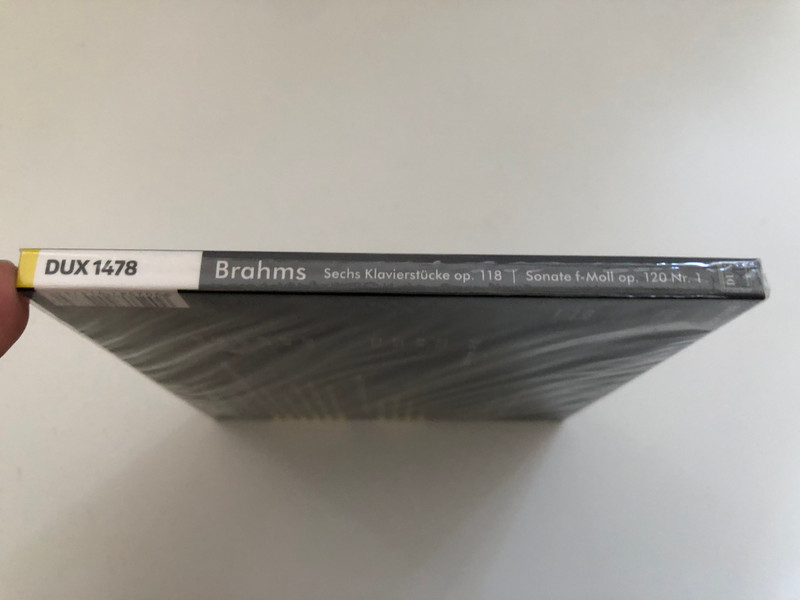 Brahms: Sechs Klavierstucke op. 118; Sonate fur Klavier und Viola f-Moll op. 120 Nr. 1 - Zofia Antes (piano), Aleksandra Batog (viola) / DUX Recording Audio CD 2019 / DUX 1478
