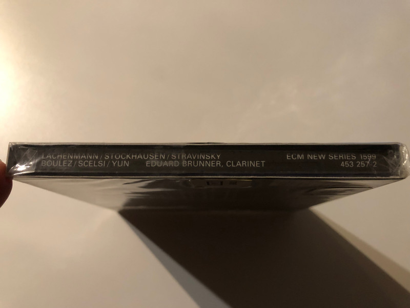 Lachenmann, Stockhausen, Stravinsky, Boulez, Scelsi, Yun - Eduard Brunner (clarinet) - Dal Niente / ECM Records Audio CD 1997 / ECM 1599