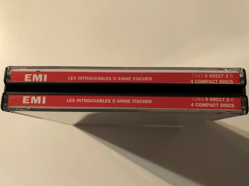 Annie Fischer – Les Introuvables De / EMI 4x Audio CD 1996 Mono, Stereo / 724356921726